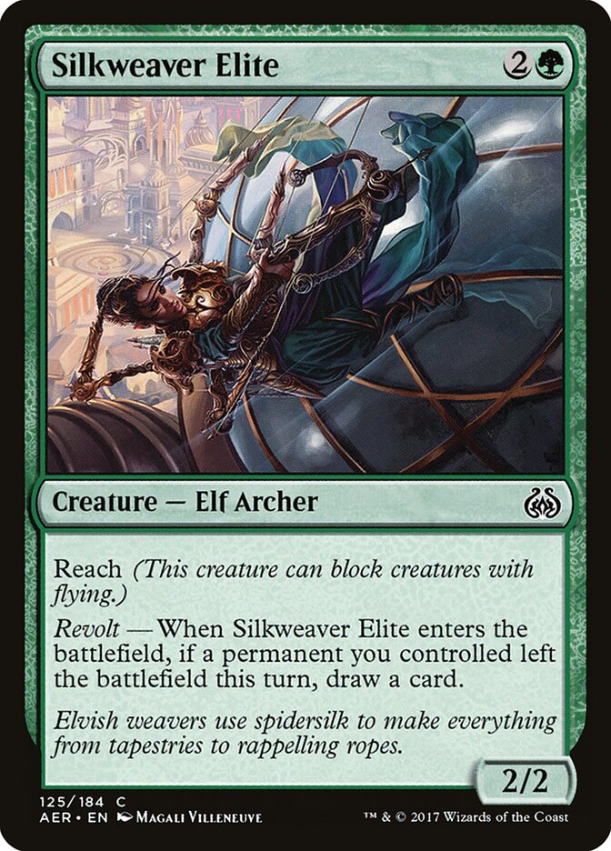 Silkweaver Elite card front
