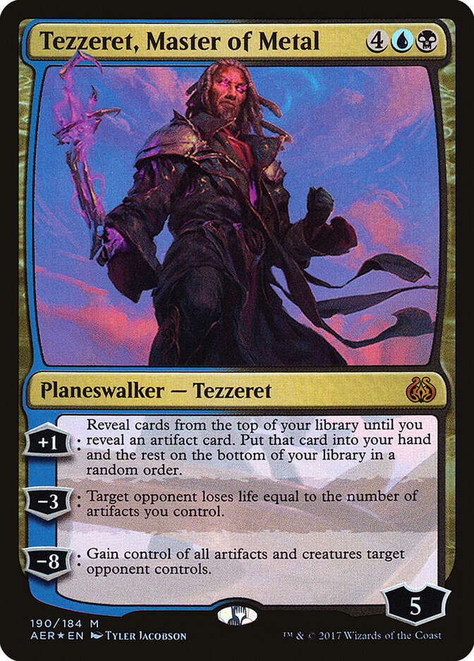 Tezzeret, Master of Metal card front
