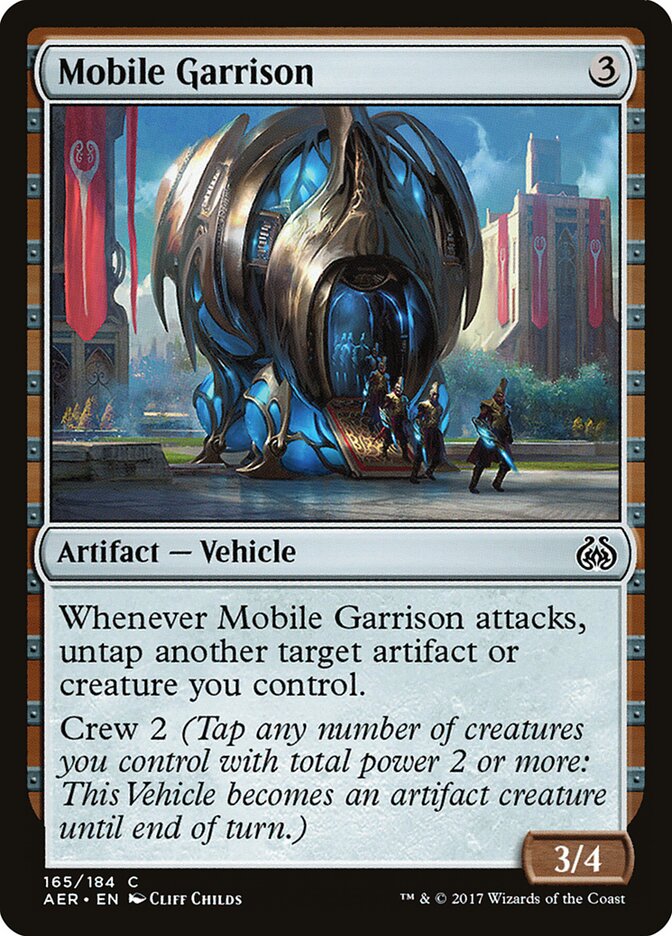 Mobile Garrison card front