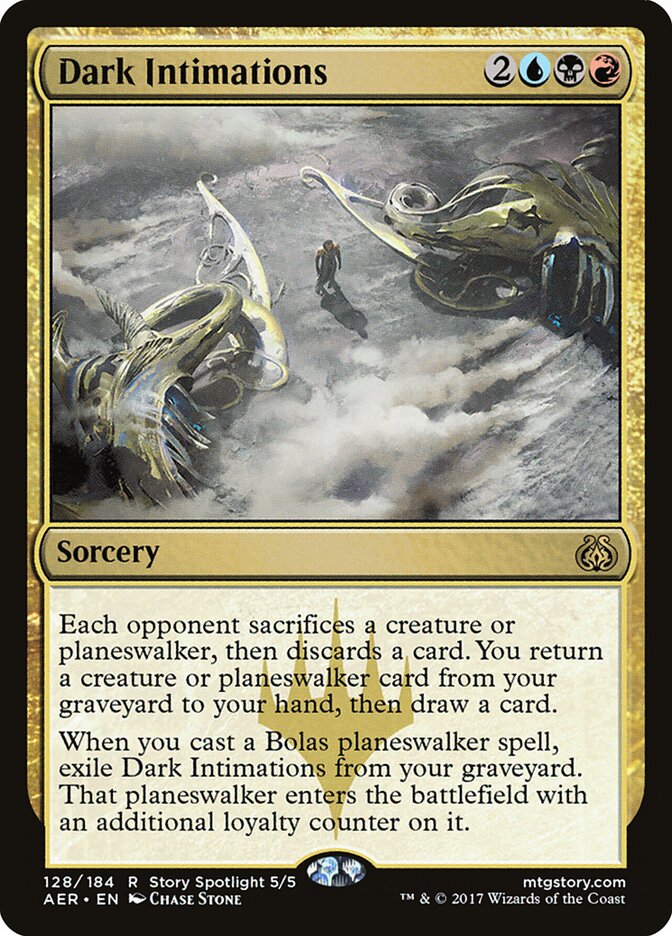 Dark Intimations card front