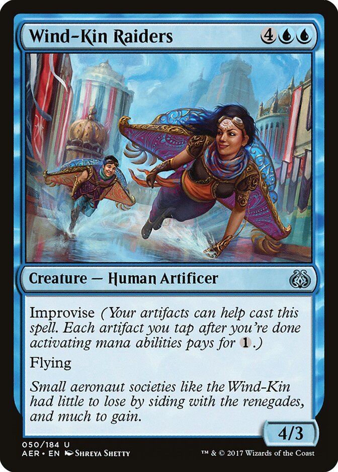 Wind-Kin Raiders card front