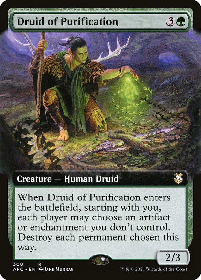 Druid of Purification card front