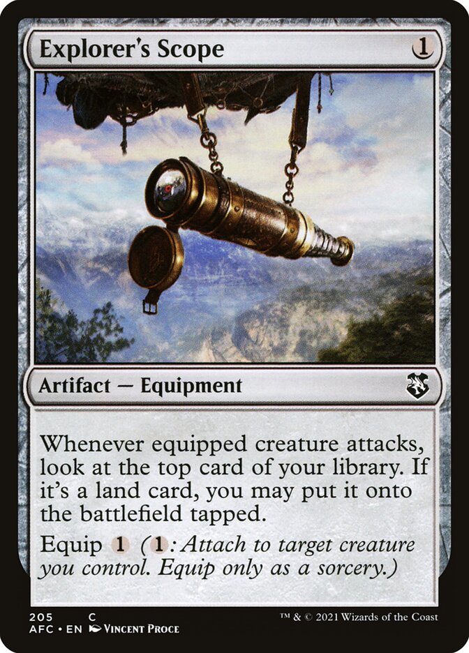Explorer's Scope card front
