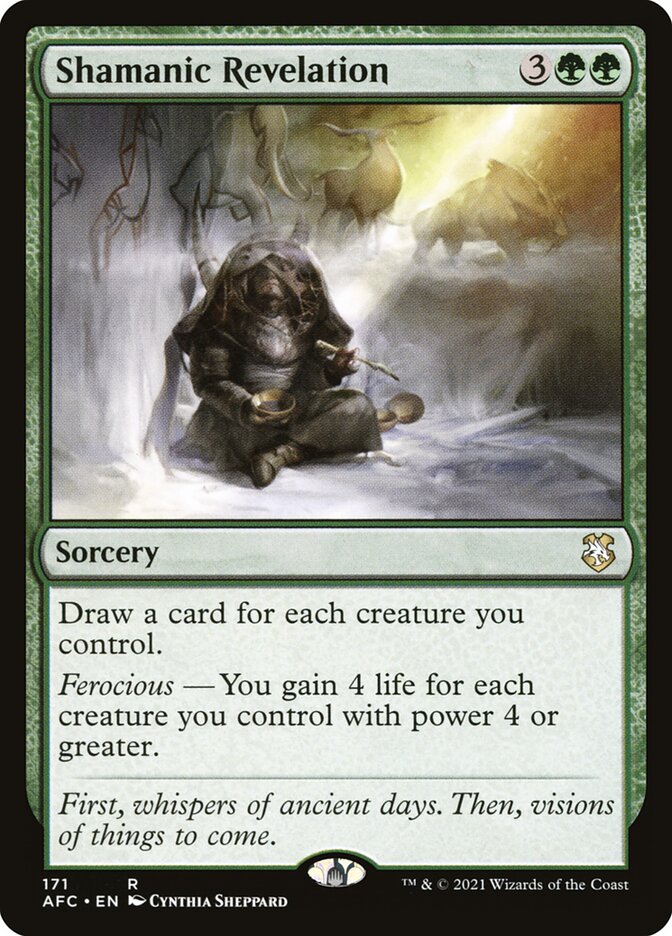 Shamanic Revelation card front