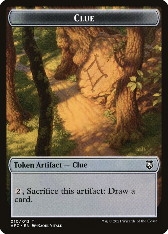 Clue card front