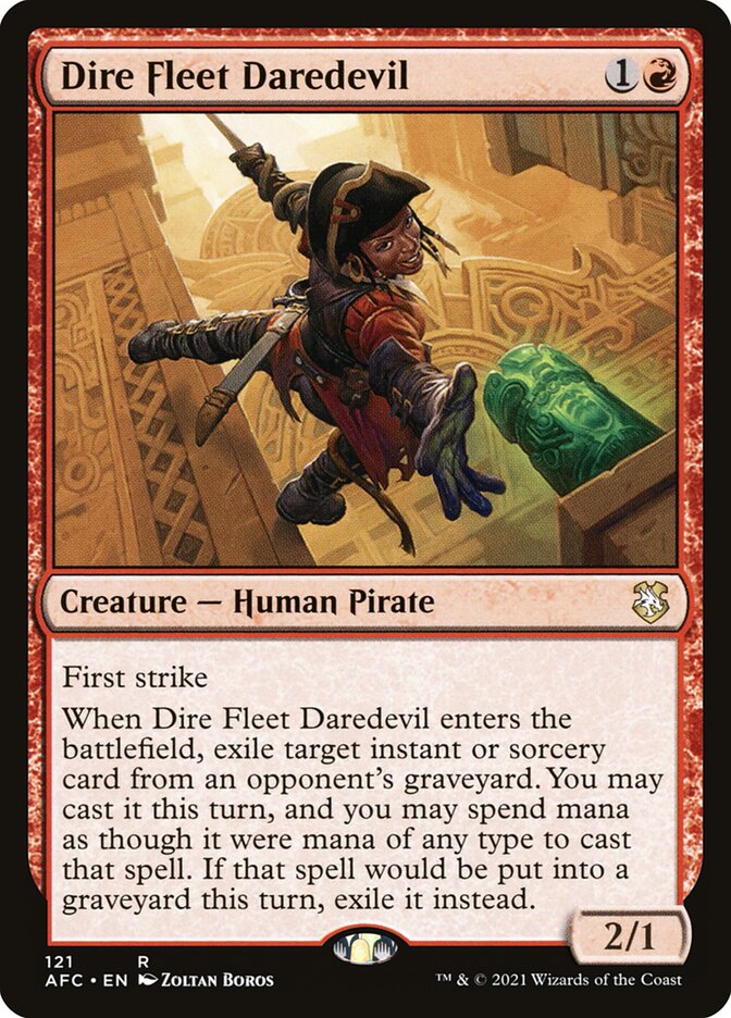 Dire Fleet Daredevil card front