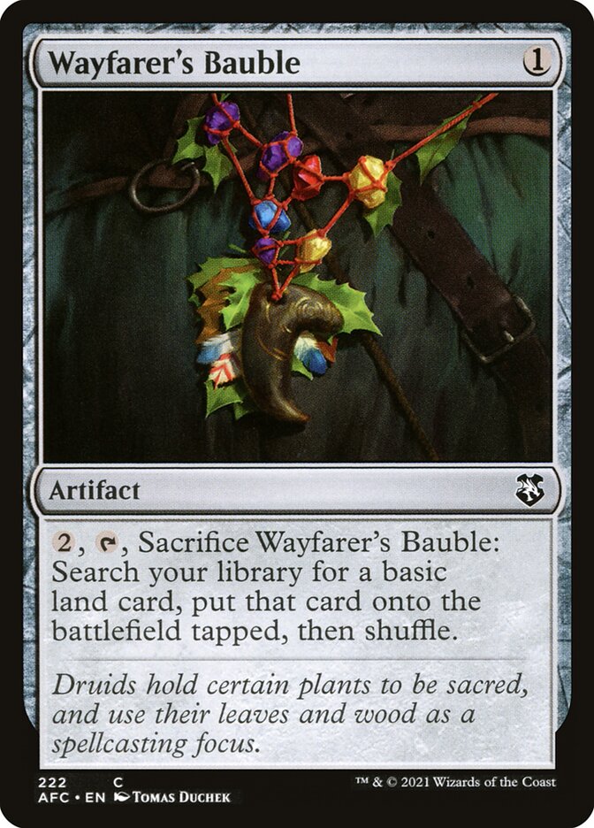 Wayfarer's Bauble card front