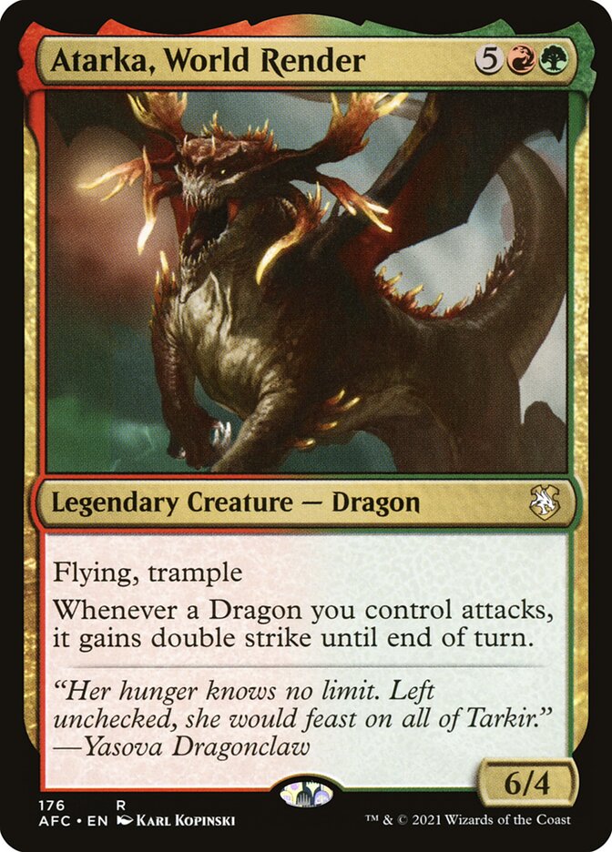 Atarka, World Render card front