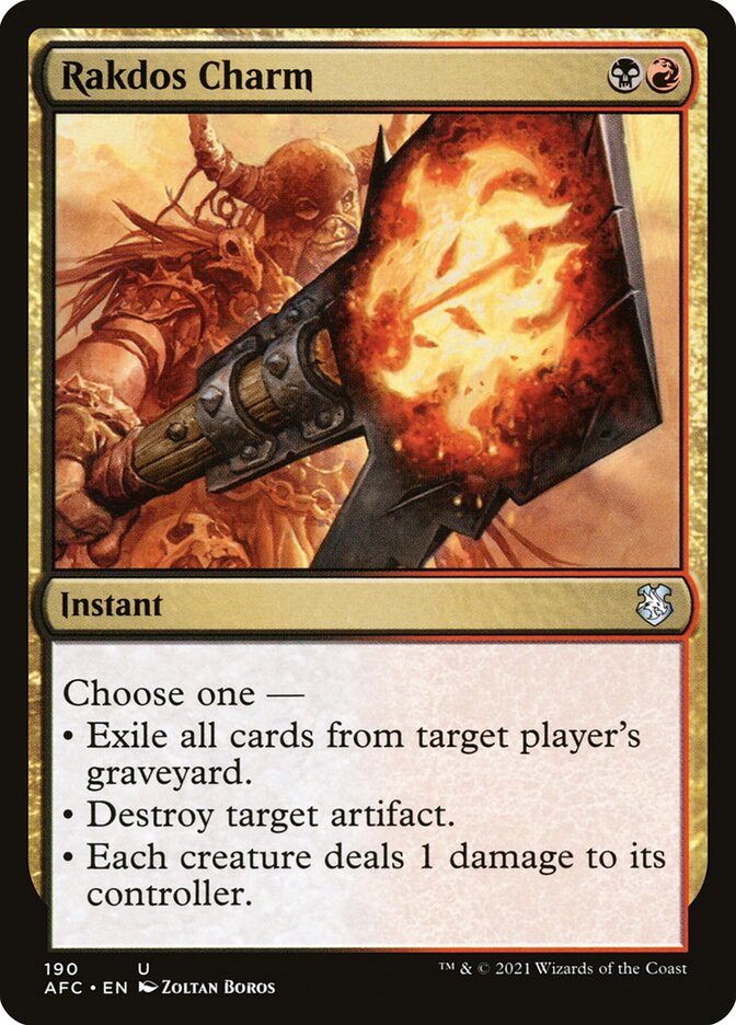 Rakdos Charm card front