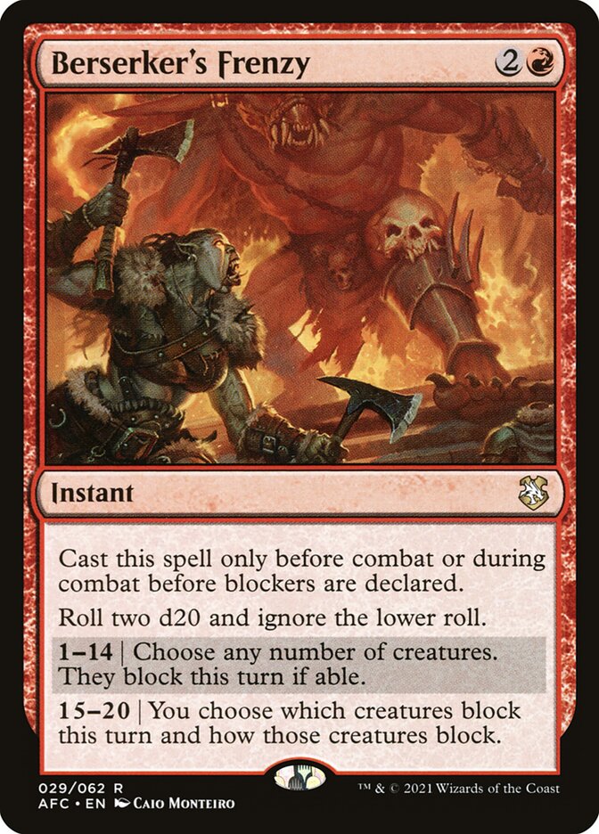 Berserker's Frenzy card front