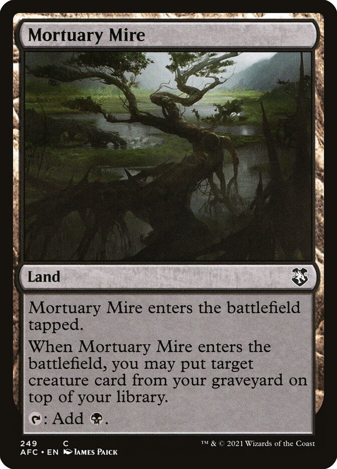 Mortuary Mire card front