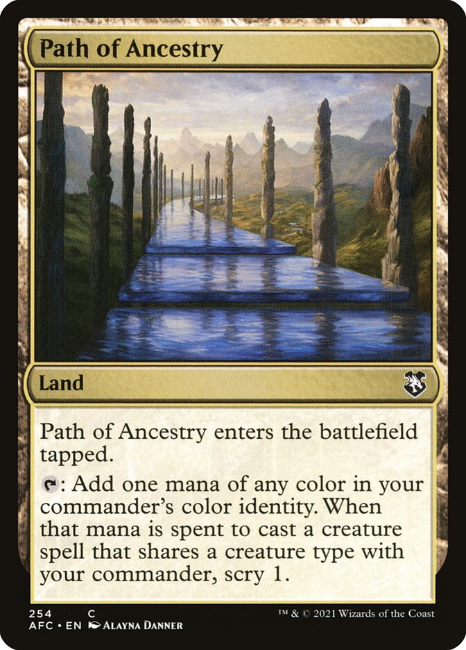 Path of Ancestry card front