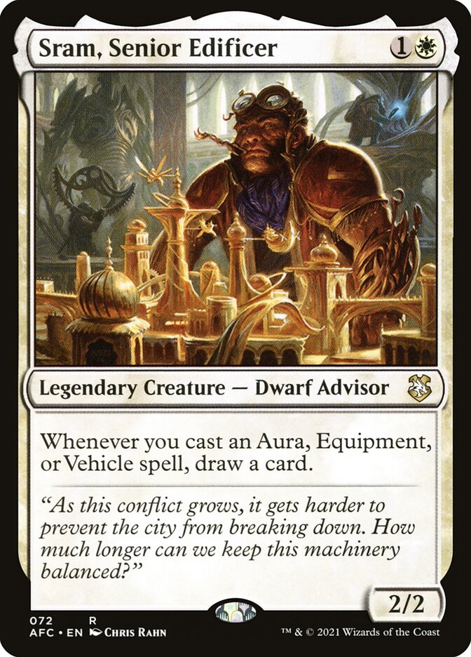 Sram, Senior Edificer card front