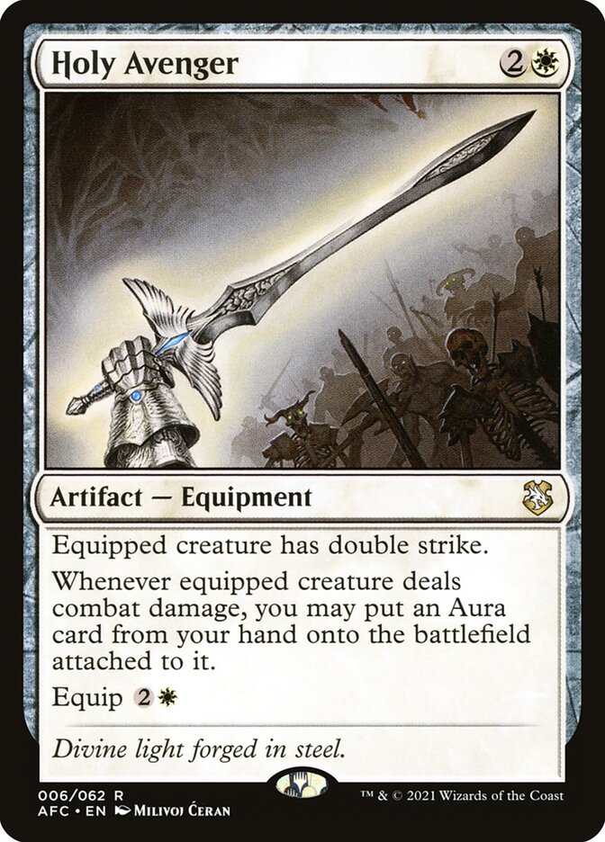 Holy Avenger card front