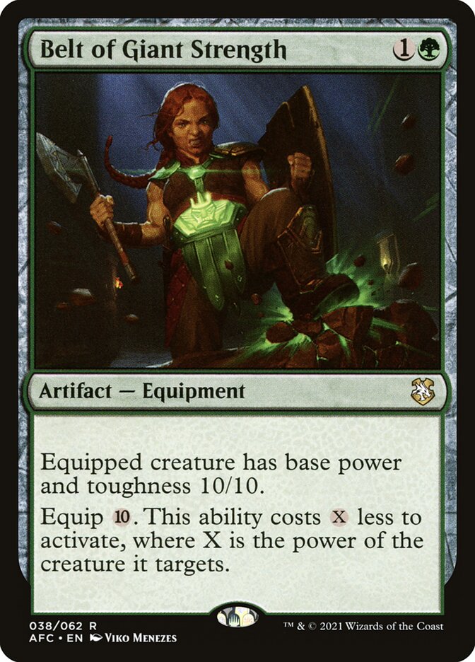 Belt of Giant Strength card front