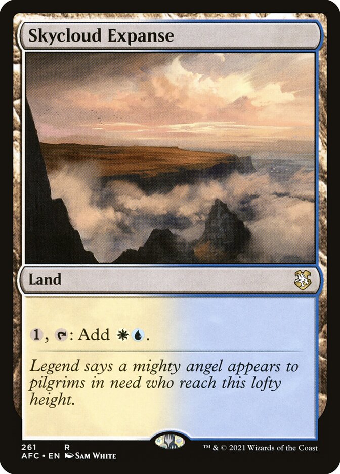 Skycloud Expanse card front