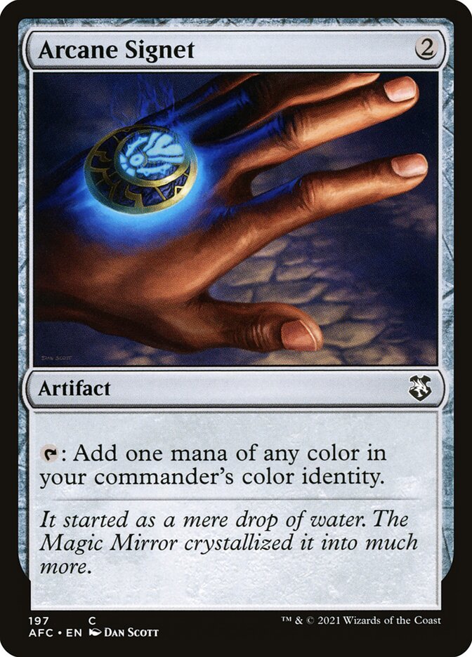 Arcane Signet card front