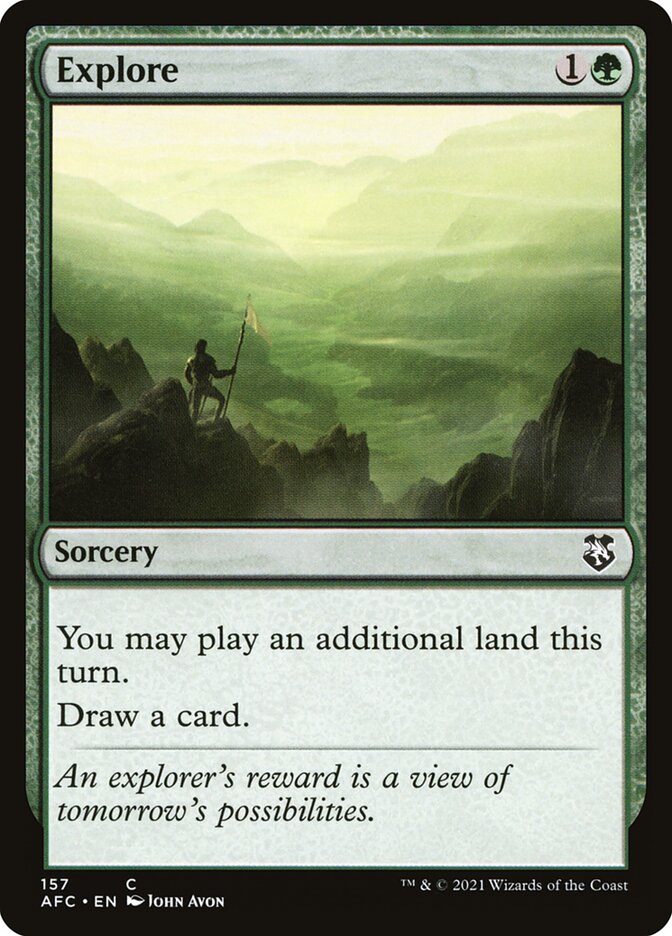 Explore card front