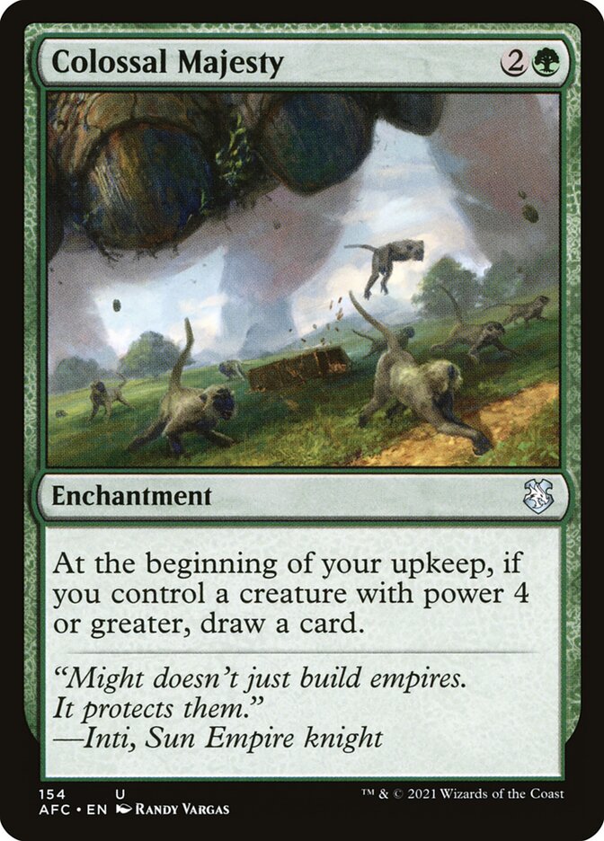Colossal Majesty card front