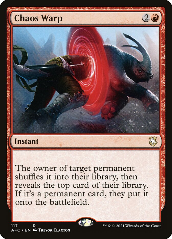 Chaos Warp card front
