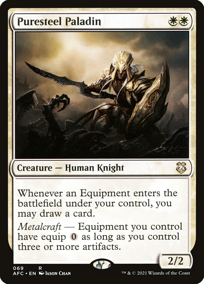Puresteel Paladin card front
