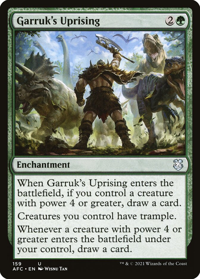 Garruk's Uprising card front