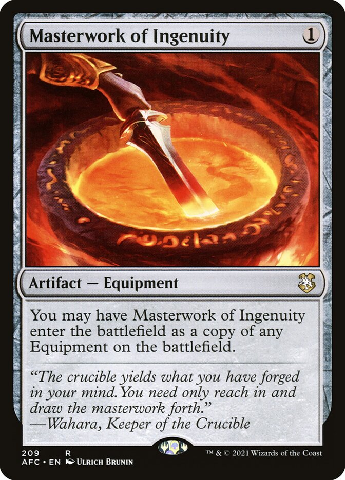 Masterwork of Ingenuity card front
