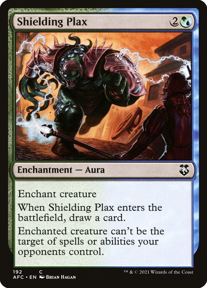 Shielding Plax card front
