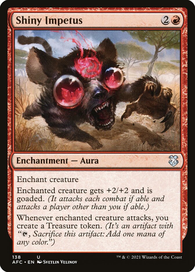 Shiny Impetus card front