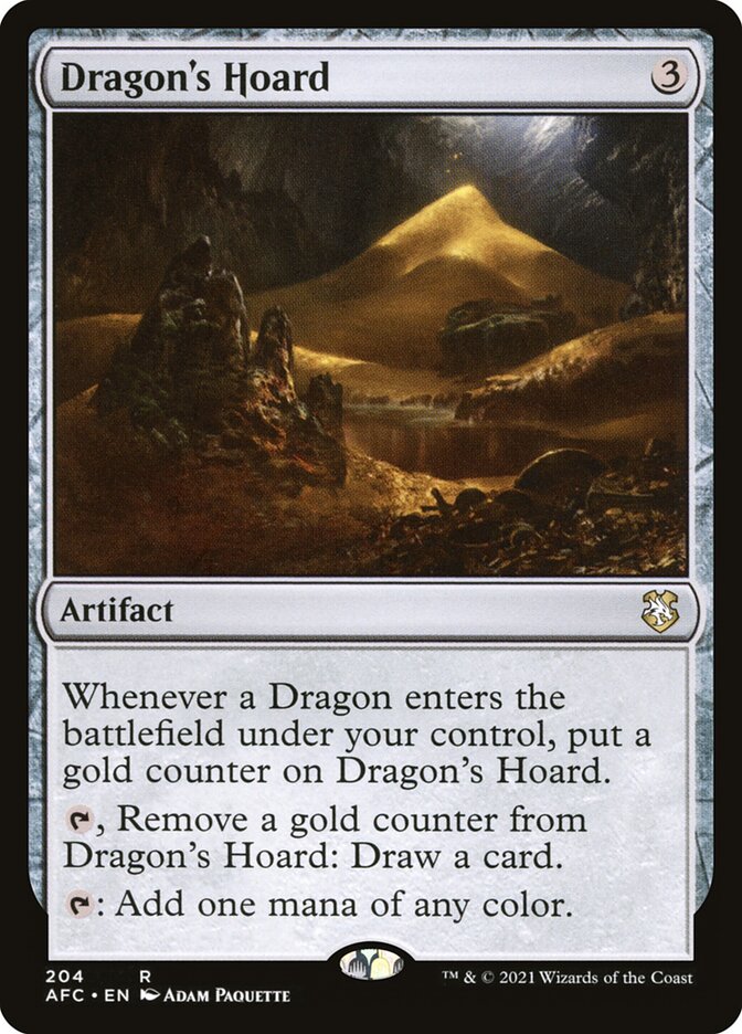 Dragon's Hoard card front
