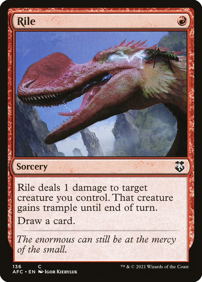 Rile card front