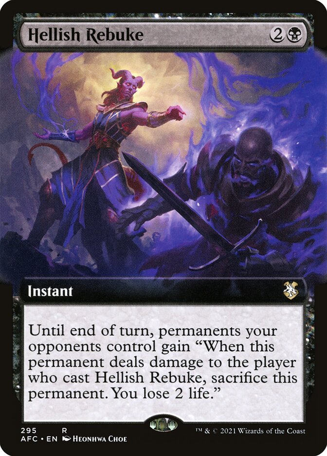 Hellish Rebuke card front