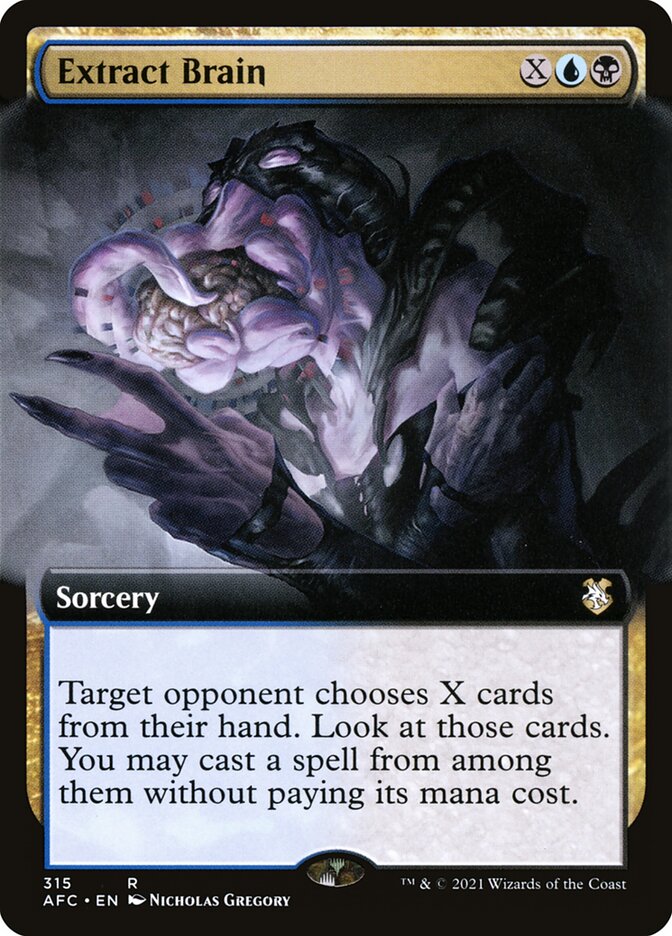 Extract Brain card front