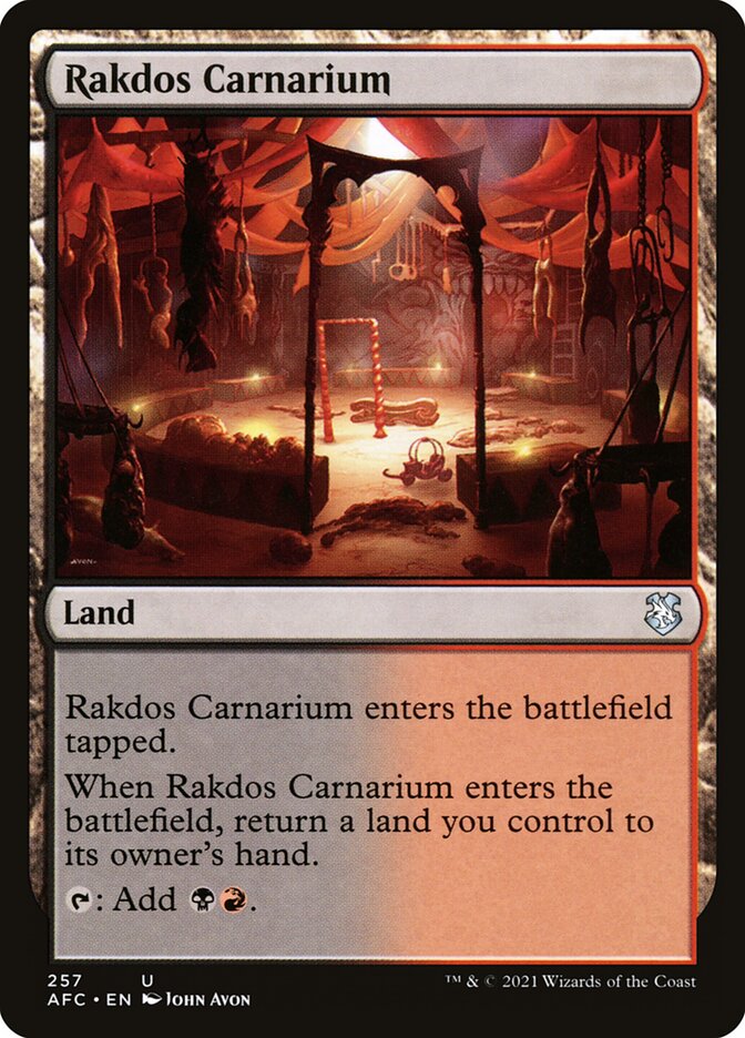 Rakdos Carnarium card front
