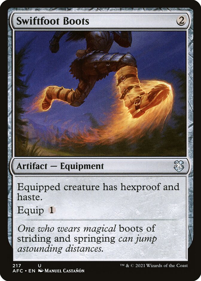 Swiftfoot Boots card front