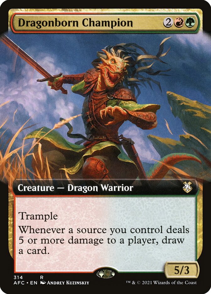 Dragonborn Champion card front