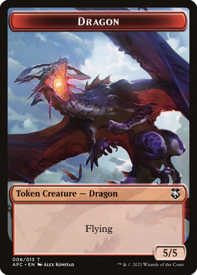 Dragon card front