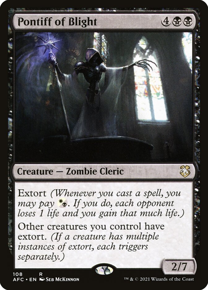 Pontiff of Blight card front
