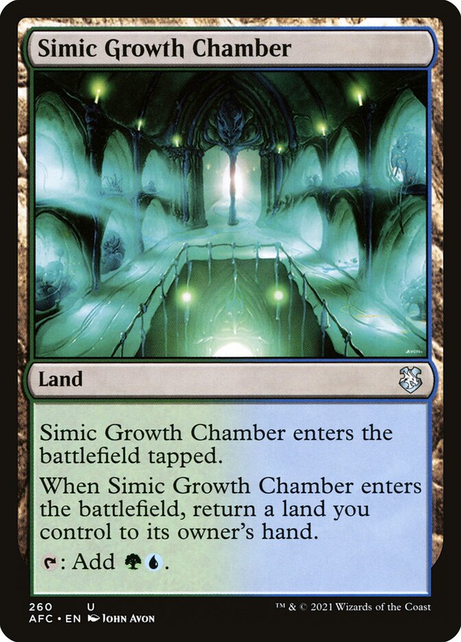 Simic Growth Chamber card front