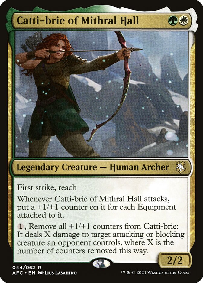 Catti-brie of Mithral Hall card front