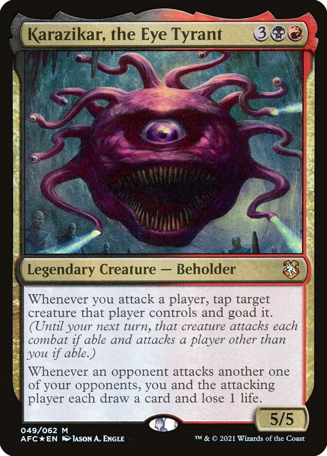 Karazikar, the Eye Tyrant card front