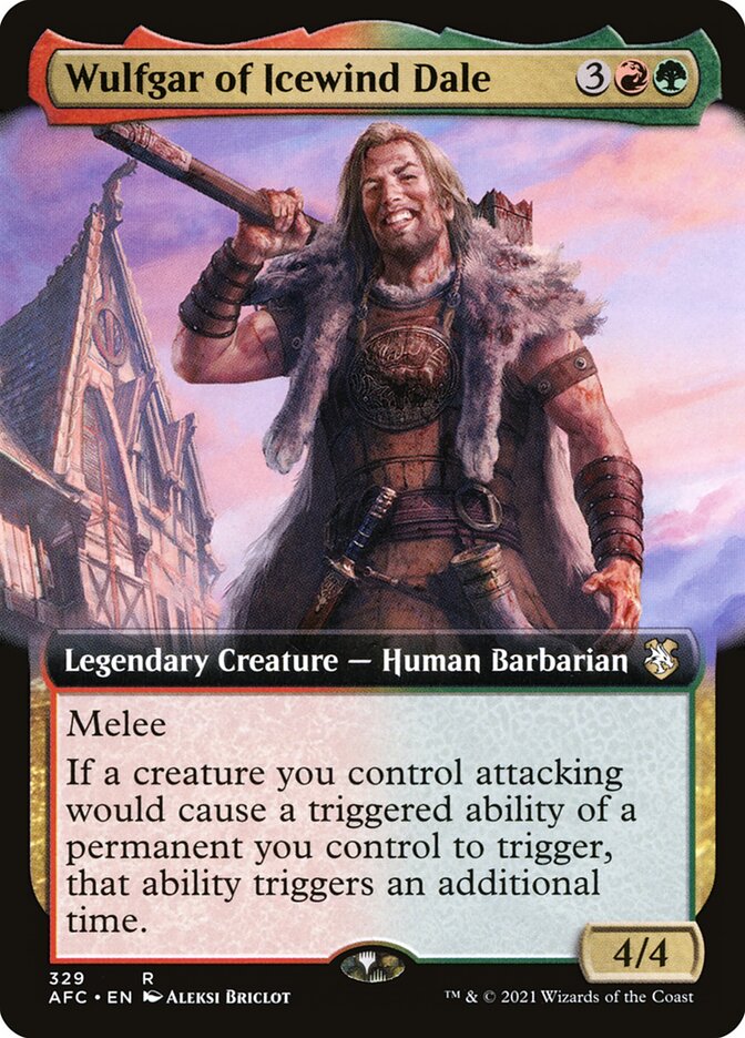 Wulfgar of Icewind Dale card front