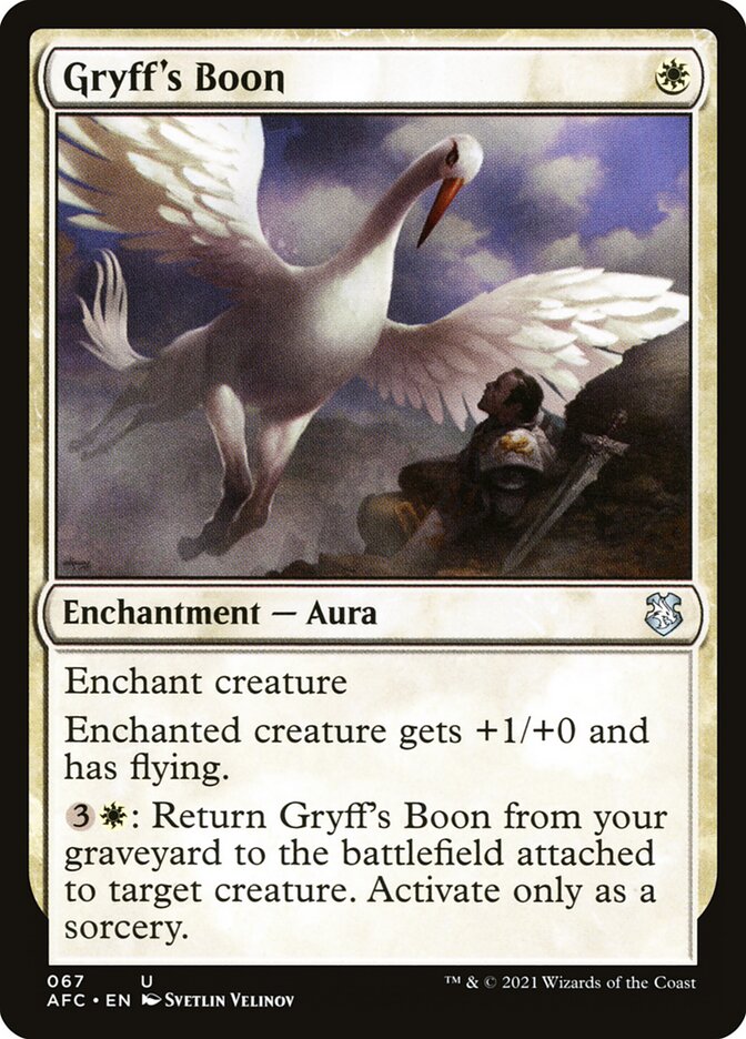 Gryff's Boon card front