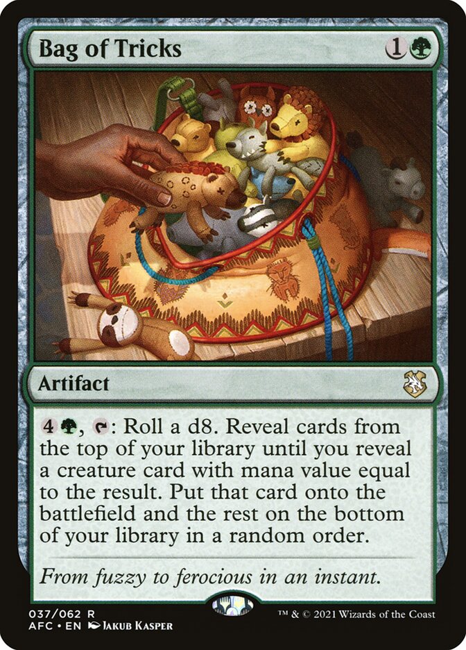 Bag of Tricks card front