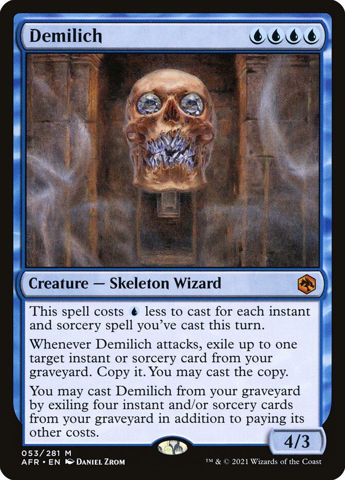 Demilich card front