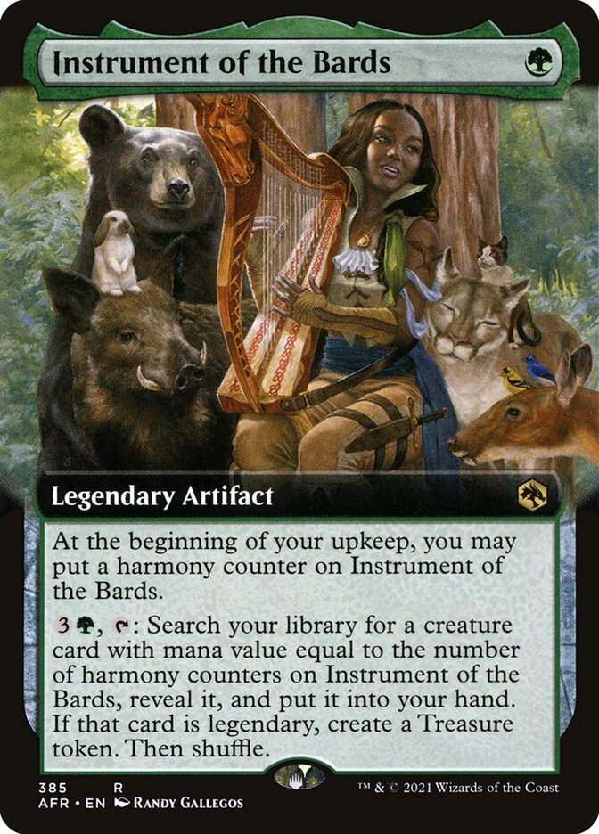 Instrument of the Bards card front