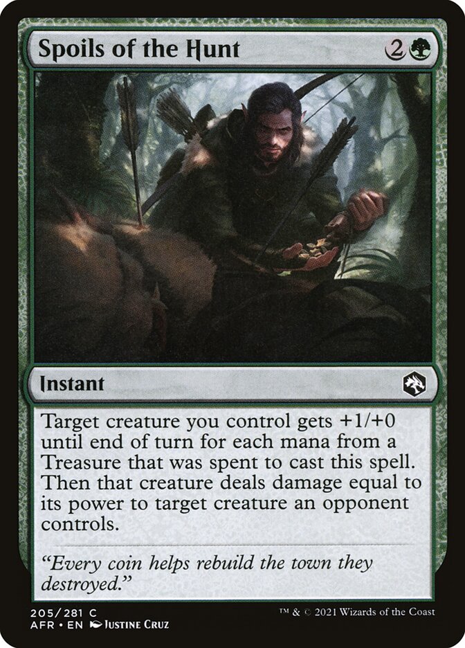 Spoils of the Hunt card front
