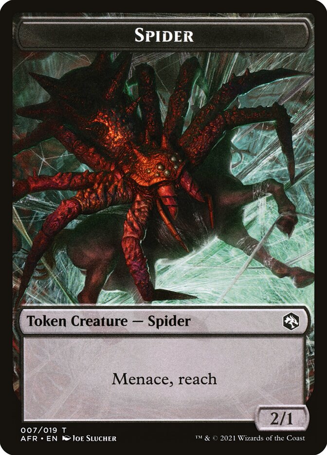 Spider card front