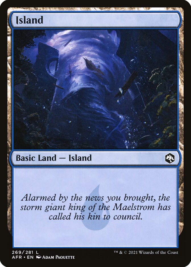 Island card front