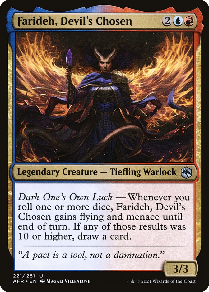 Farideh, Devil's Chosen card front